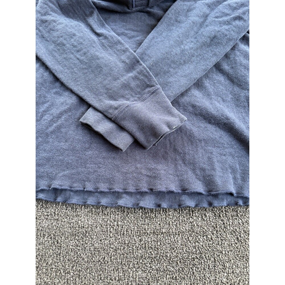 L.L. Bean Long Sleeve Henley T-Shirt Size Medium – Navy Blue – 100% Cotton - Picture 3 of 4
